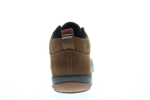 Camper Peu Pista GM K300285-005 Mens Brown Nubuck Lace Up Euro Sneakers Shoes