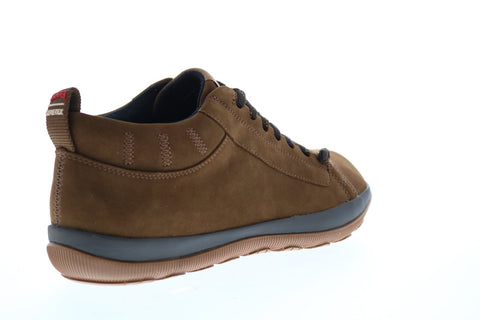 Camper Peu Pista GM K300285-005 Mens Brown Nubuck Lace Up Euro Sneakers Shoes