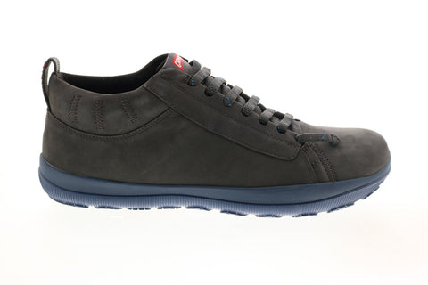 Camper Peu Pista Gm K300285-011 Mens Gray Leather Lace Up Ankle Boots