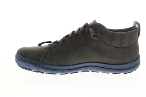 Camper Peu Pista Gm K300285-011 Mens Gray Leather Lace Up Ankle Boots