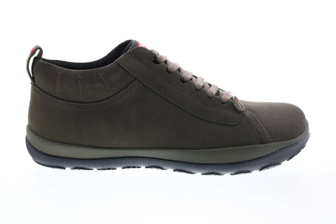 Camper Peu Pista Gm K300285-012 Mens Green Leather Lace Up Ankle Boots