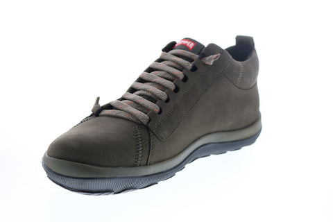 Camper Peu Pista Gm K300285-012 Mens Green Leather Lace Up Ankle Boots