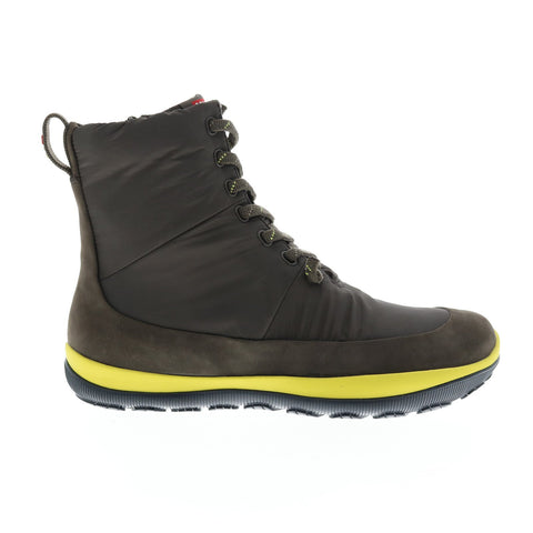 Camper Peu Pista Gm K300288-002 Mens Gray Leather Lace Up Ankle Boots