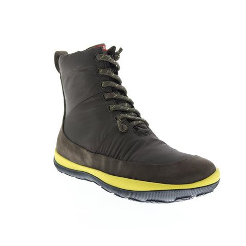 Camper Peu Pista Gm K300288-002 Mens Gray Leather Lace Up Ankle Boots