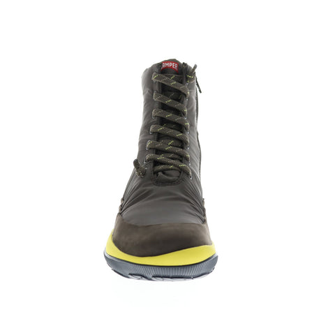 Camper Peu Pista Gm K300288-002 Mens Gray Leather Lace Up Ankle Boots