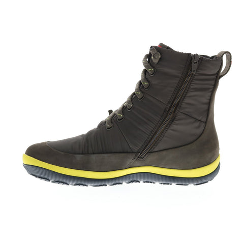 Camper Peu Pista Gm K300288-002 Mens Gray Leather Lace Up Ankle Boots