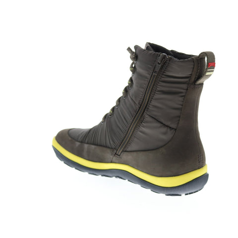 Camper Peu Pista Gm K300288-002 Mens Gray Leather Lace Up Ankle Boots