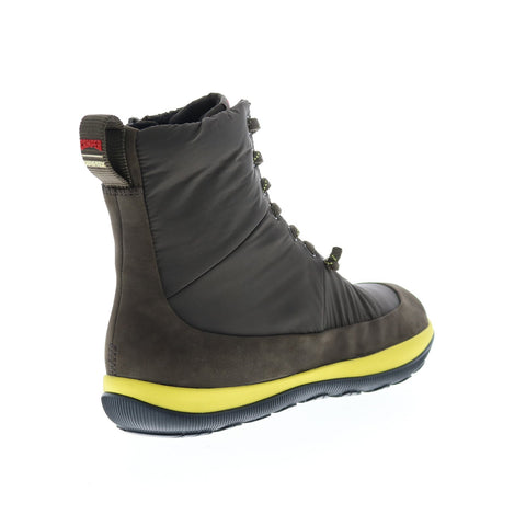 Camper Peu Pista Gm K300288-002 Mens Gray Leather Lace Up Ankle Boots