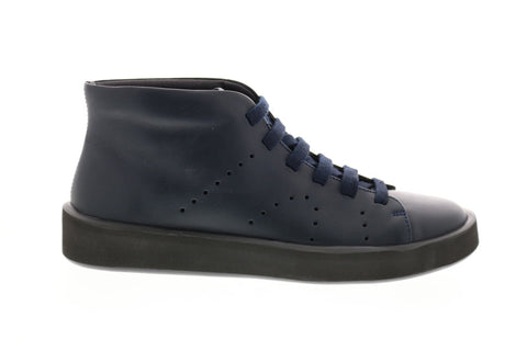 Camper Courb K300289-002 Mens Blue Leather Lace Up Euro Sneakers Shoes