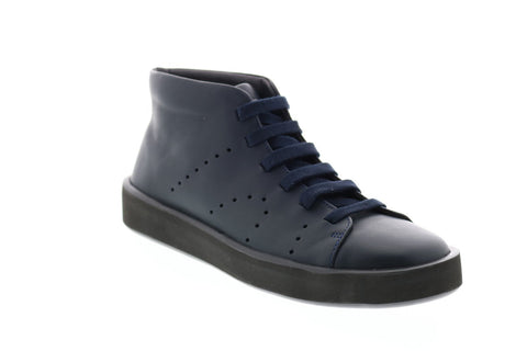 Camper Courb K300289-002 Mens Blue Leather Lace Up Euro Sneakers Shoes