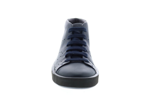 Camper Courb K300289-002 Mens Blue Leather Lace Up Euro Sneakers Shoes