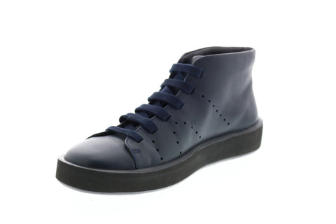 Camper Courb K300289-002 Mens Blue Leather Lace Up Euro Sneakers Shoes