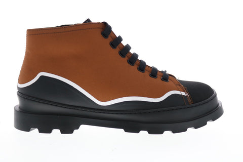 Camper TWS K300299-001 Mens Black Canvas Nylon Lace Up Ankle Boots