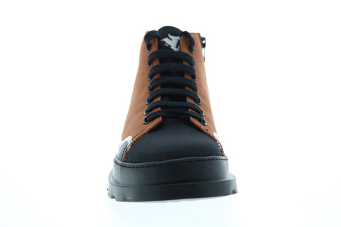 Camper TWS K300299-001 Mens Black Canvas Nylon Lace Up Ankle Boots