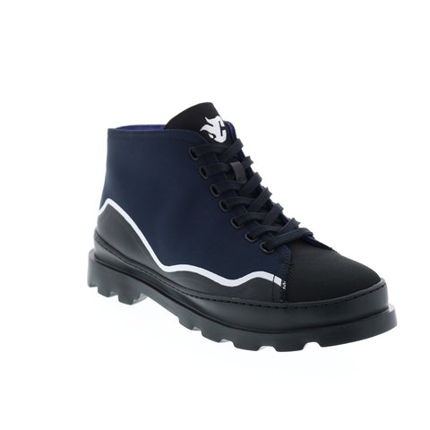 Camper TWS K300299-002 Mens Black Canvas Nylon Lace Up Ankle Boots