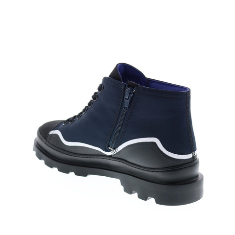 Camper TWS K300299-002 Mens Black Canvas Nylon Lace Up Ankle Boots
