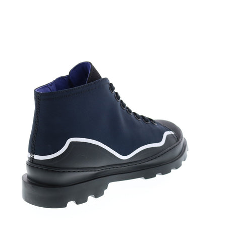 Camper TWS K300299-002 Mens Black Canvas Nylon Lace Up Ankle Boots