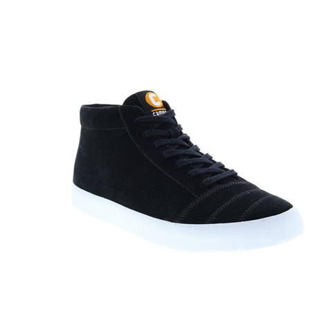 Camper Imar Copa K300300-002 Mens Black Suede Lace Up Euro Sneakers Shoes