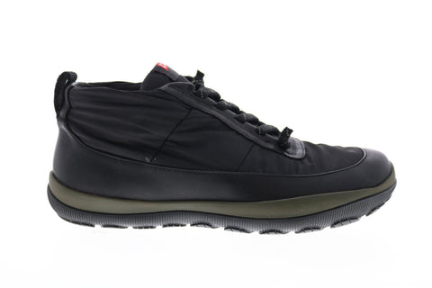 Camper Peu Pista Gm K300345-001 Mens Black Leather Lace Up Ankle Boots