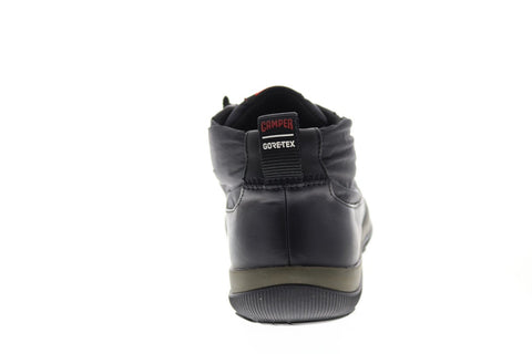 Camper Peu Pista Gm K300345-001 Mens Black Leather Lace Up Ankle Boots