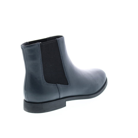 Camper Bowie K400023-009 Womens Blue Leather Slip On Chelsea Boots