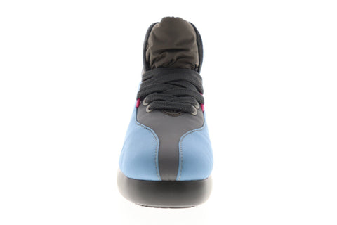 Camper Fiss K400030-002 Womens Blue Canvas Lace Up High Top Sneakers Shoes