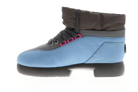Camper Fiss K400030-002 Womens Blue Canvas Lace Up High Top Sneakers Shoes