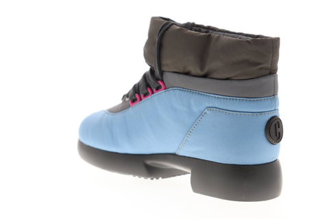 Camper Fiss K400030-002 Womens Blue Canvas Lace Up High Top Sneakers Shoes