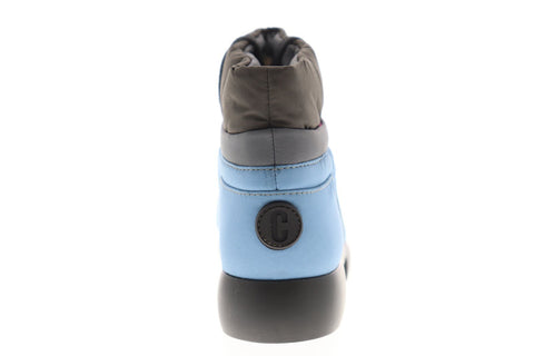 Camper Fiss K400030-002 Womens Blue Canvas Lace Up High Top Sneakers Shoes