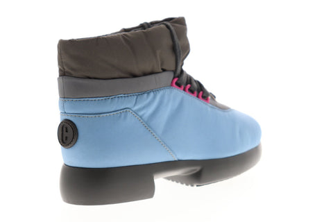 Camper Fiss K400030-002 Womens Blue Canvas Lace Up High Top Sneakers Shoes
