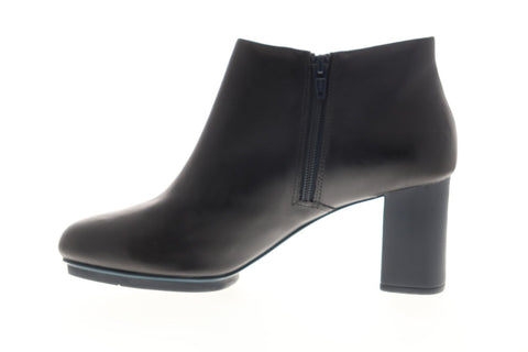 Camper Myriam K400060-002 Womens Black Leather Slip On Heels Pumps Shoes