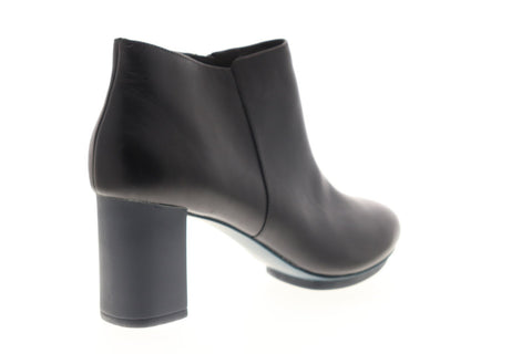 Camper Myriam K400060-002 Womens Black Leather Slip On Heels Pumps Shoes