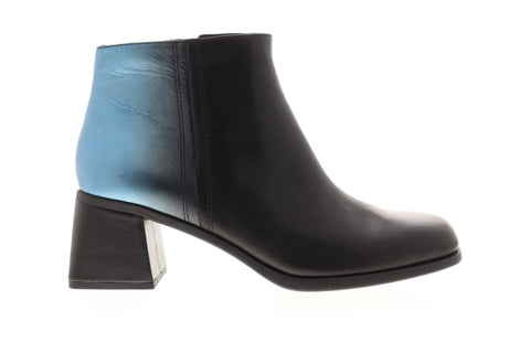 Camper Karolina K400079-010 Womens Black Leather Casual Dress Boots Shoes
