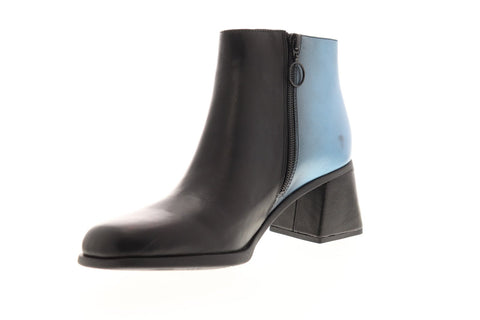 Camper Karolina K400079-010 Womens Black Leather Casual Dress Boots Shoes