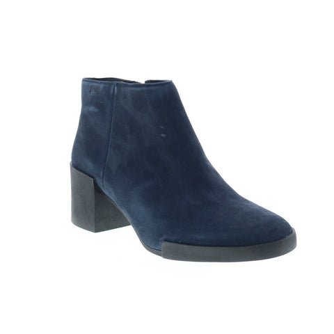 Camper Lotta K400145-004 Womens Blue Nubuck Ankle & Booties Boots