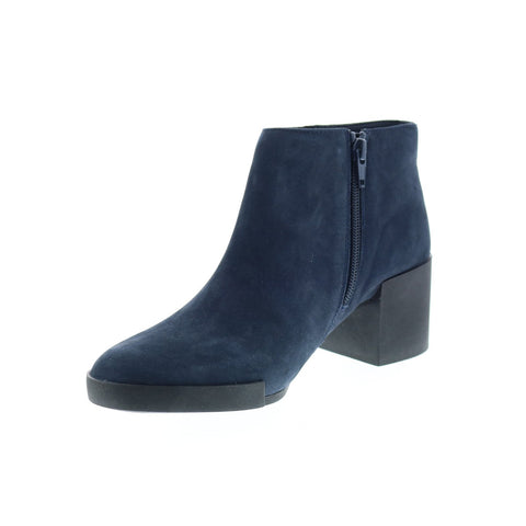 Camper Lotta K400145-004 Womens Blue Nubuck Ankle & Booties Boots