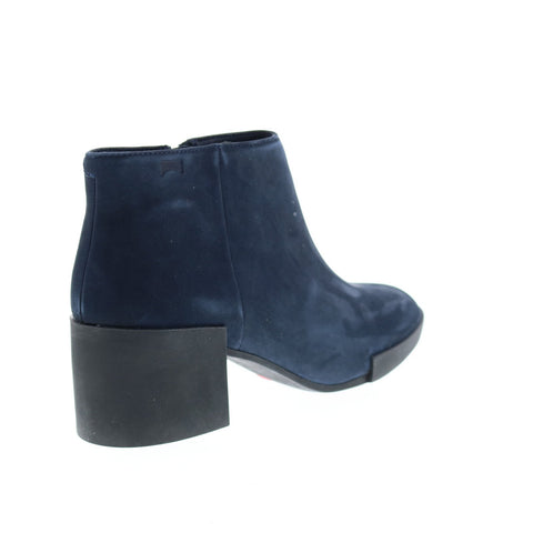 Camper Lotta K400145-004 Womens Blue Nubuck Ankle & Booties Boots