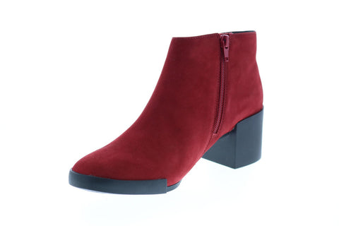 Camper Lotta K400145-005 Womens Red Suede Ankle & Booties Boots