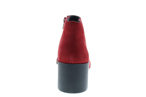 Camper Lotta K400145-005 Womens Red Suede Ankle & Booties Boots