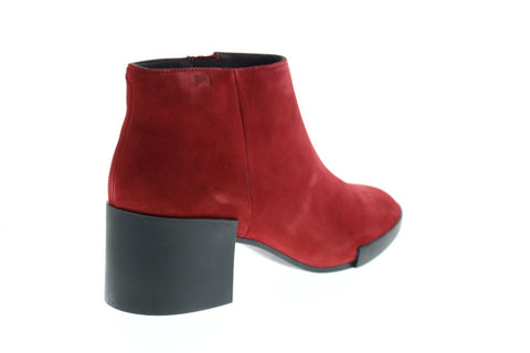 Camper Lotta K400145-005 Womens Red Suede Ankle & Booties Boots