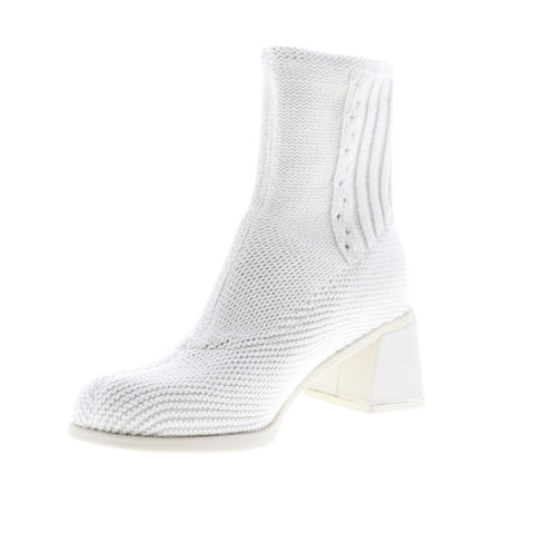 Camper Together Eckhaus Latta Heel Womens White Casual Dress Boots Shoes