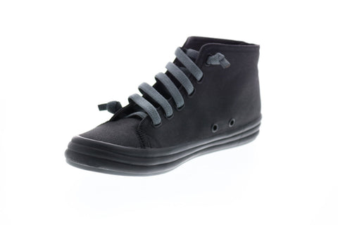 Camper Hoops K400163-002 Womens Black Canvas Lace Up Euro Sneakers Shoes