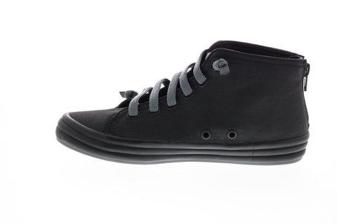Camper Hoops K400163-002 Womens Black Canvas Lace Up Euro Sneakers Shoes