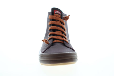 tendens kage Hare Camper Hoops K400163-005 Womens Brown Canvas High Top Euro Sneakers Sh -  Ruze Shoes