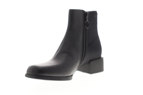 Camper Kobo K400183-002 Womens Black Leather Zipper Casual Dress Boots Shoes