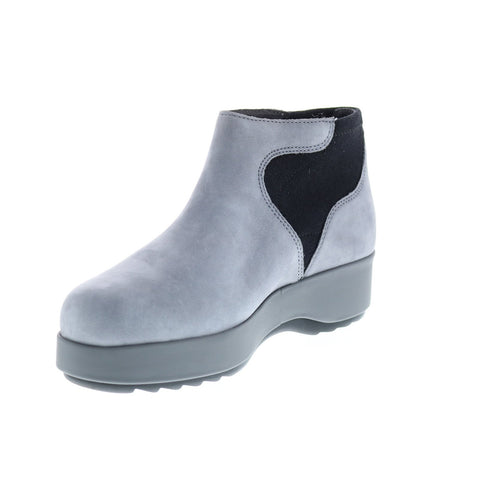 Camper Dessa K400204-004 Womens Gray Suede Slip On Euro Sneakers Shoes