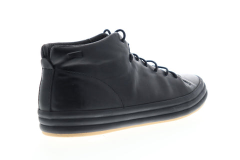 Camper Hoops K400206-008 Womens Black Leather Lace Up Low Top Sneakers Shoes