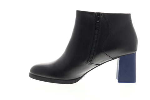 Camper Kara K400208-001 Womens Black Leather Heels Zipper Pumps Shoes