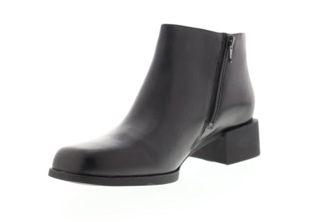 Camper Kobo K400215-002 Womens Black Leather Zipper Casual Dress Boots Shoes