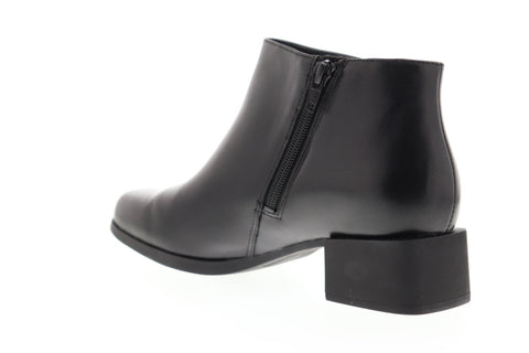 Camper Kobo K400215-002 Womens Black Leather Zipper Casual Dress Boots Shoes